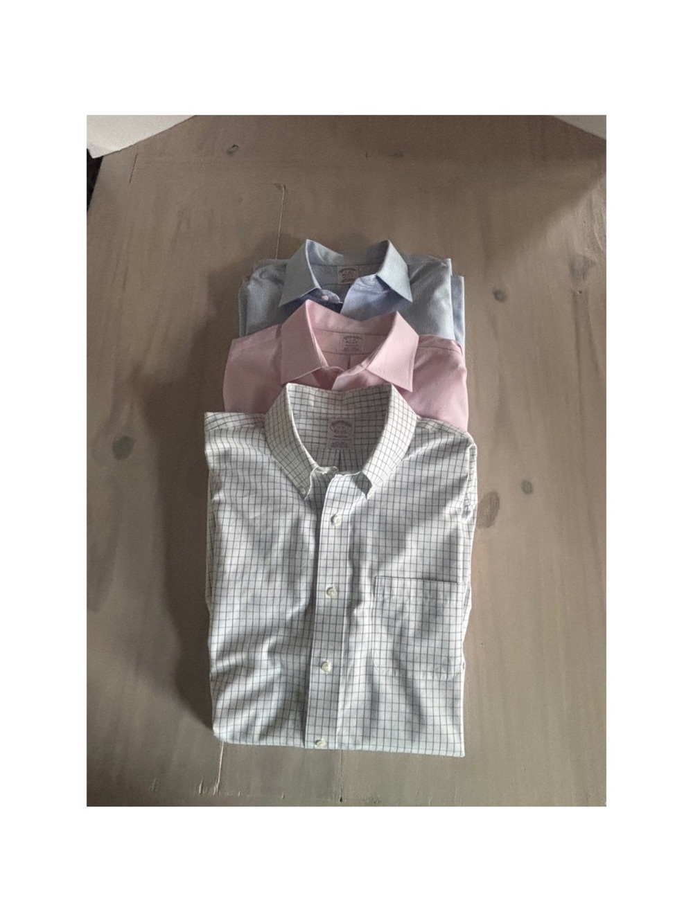 Brooks Brothers Madison Lot of 3 Dress Shirts 17-36 Non-Iron Supima Cotton Mens